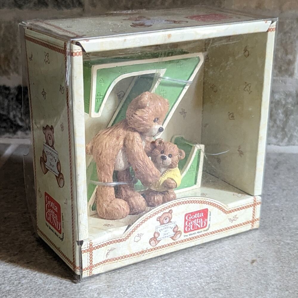 NEW Gotta Getta Gund Teddy Bear Letter Z